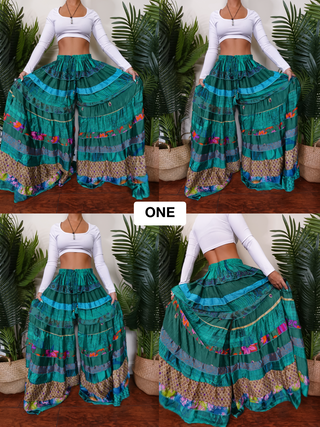 LUNA TIERED PANTS (TALL)