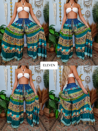 LUNA TIERED PANTS (REGULAR)