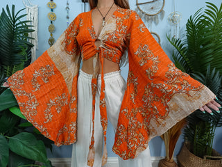 MAIA O-RING BELL SLEEVE TOP