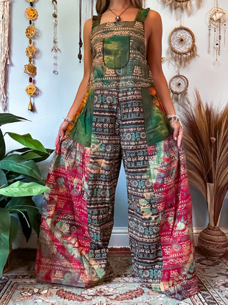 OMARI WIDE LEG OVERALLS