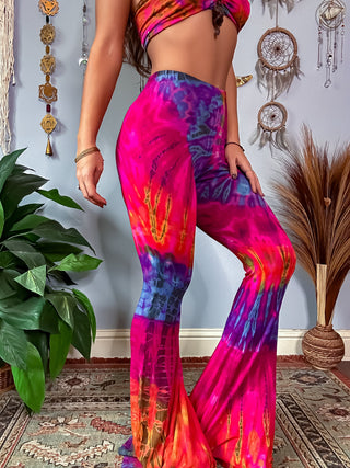 (PRE ORDER) AURORA FLARE PANTS - SWEET TART