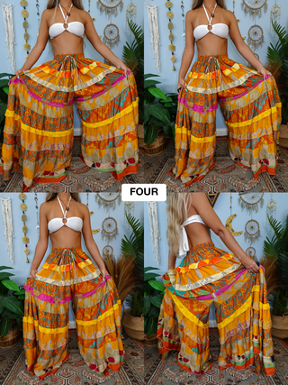 LUNA TIERED PANTS (GODDESS+)