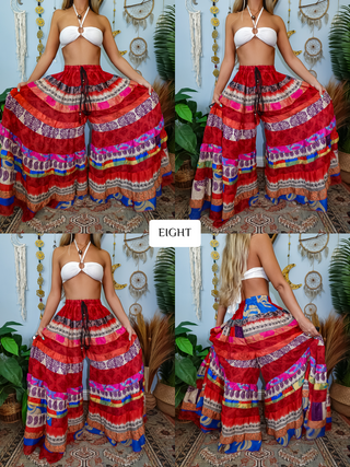 LUNA TIERED PANTS (REGULAR)