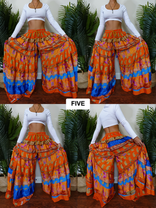 LUNA TIERED PANTS (REGULAR)