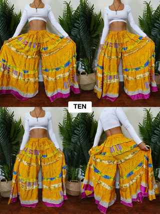 LUNA TIERED PANTS (SHORT)