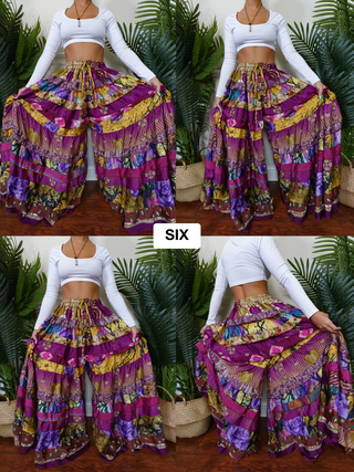 LUNA TIERED PANTS (GODDESS+)