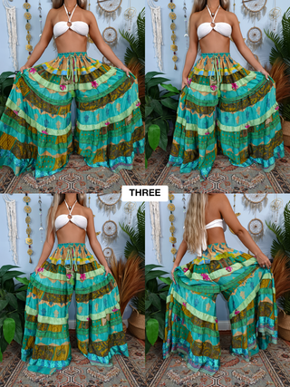 LUNA TIERED PANTS (REGULAR)