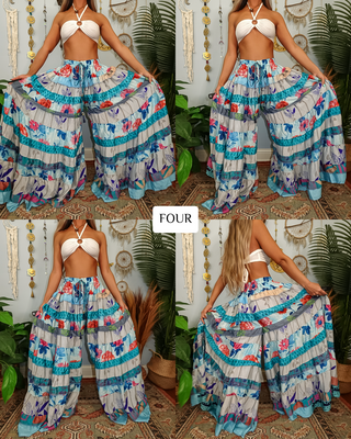LUNA TIERED PANTS (regular)