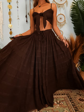 LUELLA TIERED SKIRT