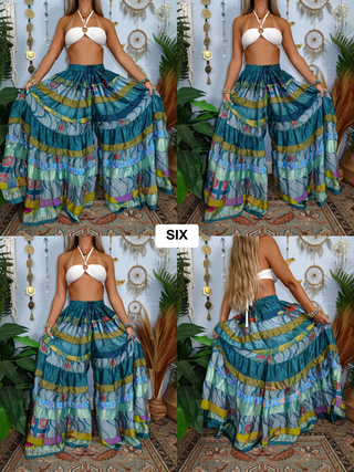 LUNA TIERED PANTS (GODDESS+)