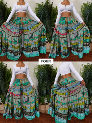 LUNA TIERED PANTS (REGULAR)