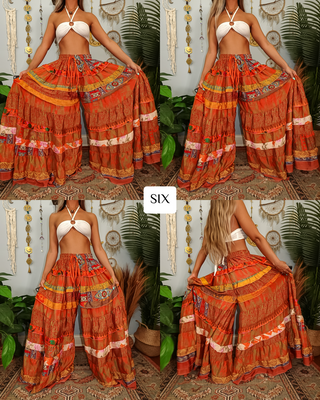 LUNA TIERED PANTS (regular)