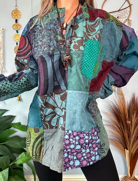 PATCHWORK PULLOVER - COOL