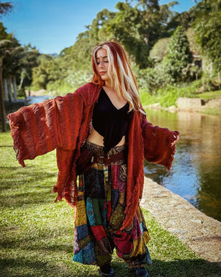 SENNA HOODED SHAWL