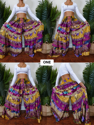 LUNA TIERED PANTS (GODDESS+)