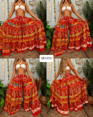 LUNA TIERED PANTS (regular)