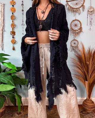 SENNA HOODED SHAWL