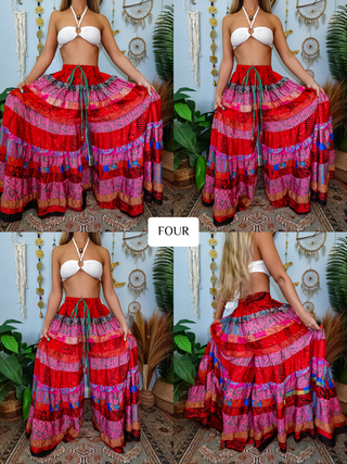 LUNA TIERED PANTS (REGULAR)