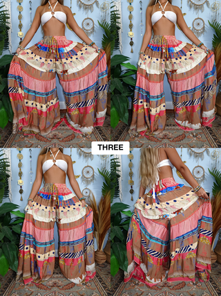 LUNA TIERED PANTS (TALL)