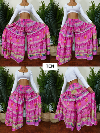 LUNA TIERED PANTS (SHORT)
