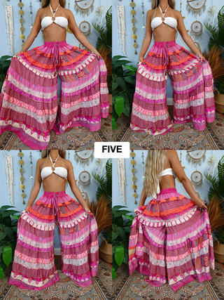 LUNA TIERED PANTS (REGULAR)