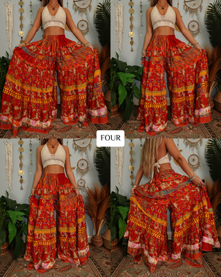 LUNA TIERED PANTS (regular)