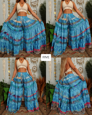 LUNA TIERED PANTS (regular)