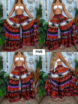 LUNA TIERED PANTS (REGULAR)