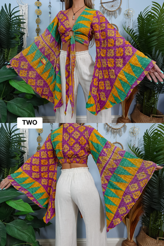 MAIA O-RING BELL SLEEVE TOP