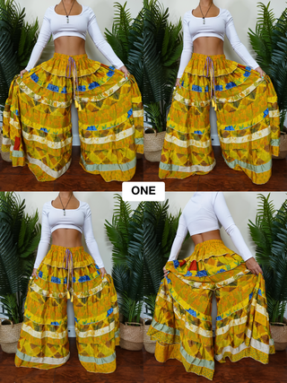 LUNA TIERED PANTS (SHORT)