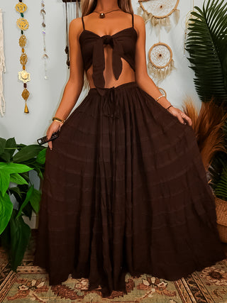 LUELLA TIERED SKIRT