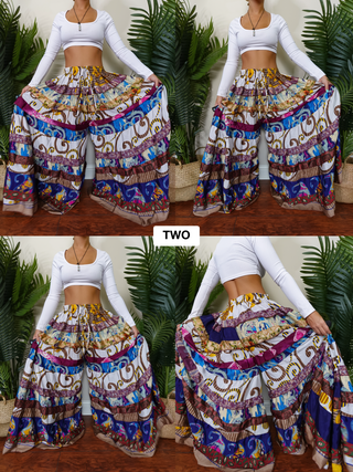 LUNA TIERED PANTS (GODDESS+)