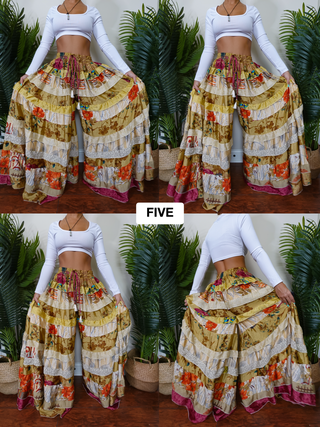 LUNA TIERED PANTS (REGULAR)