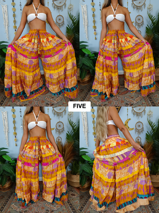 LUNA TIERED PANTS (GODDESS+)
