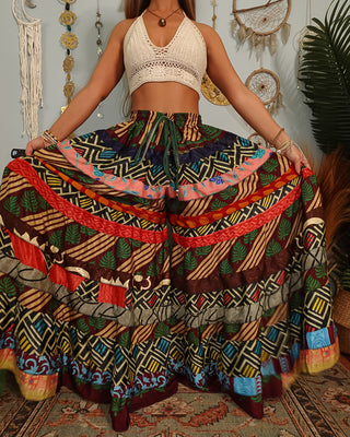 LUNA TIERED PANTS (regular)