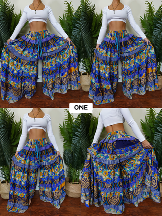 LUNA TIERED PANTS (SHORT)
