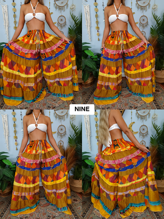 LUNA TIERED PANTS (GODDESS+)
