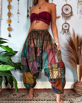 FORESTER HAREM TROUSERS - EARTH