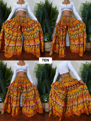 LUNA TIERED PANTS (REGULAR)