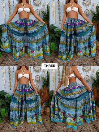 LUNA TIERED PANTS (GODDESS+)
