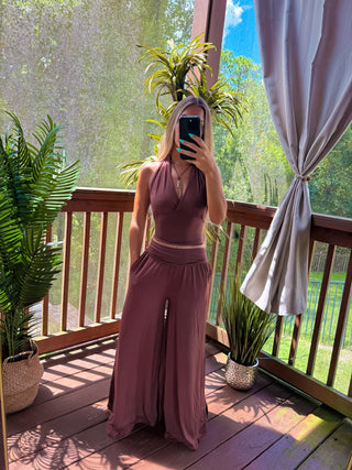 DAWN WIDE LEG TROUSERS