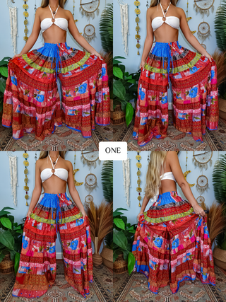 LUNA TIERED PANTS (REGULAR)