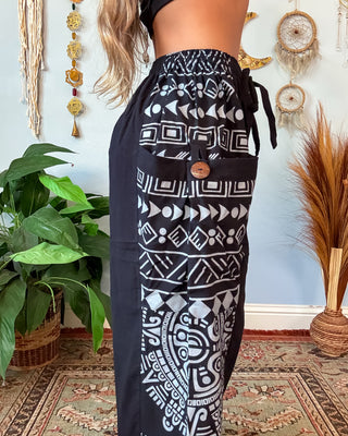 CIPHER HAREM TROUSERS - MIDNIGHT