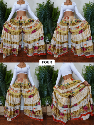 LUNA TIERED PANTS (REGULAR)