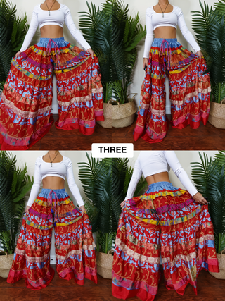 LUNA TIERED PANTS (TALL)