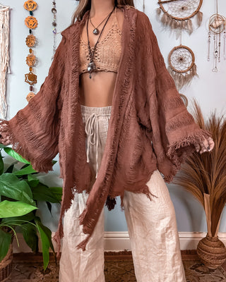 SENNA HOODED SHAWL