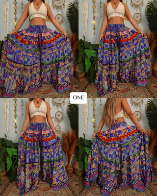 LUNA TIERED PANTS (regular)