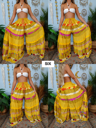 LUNA TIERED PANTS (GODDESS+)