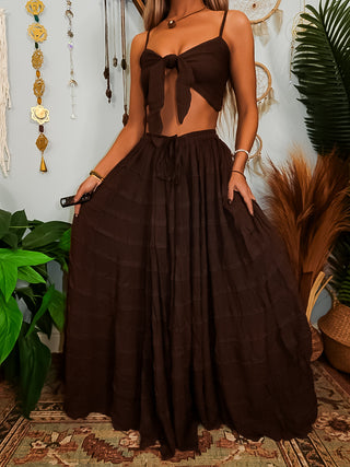 LUELLA TIERED SKIRT