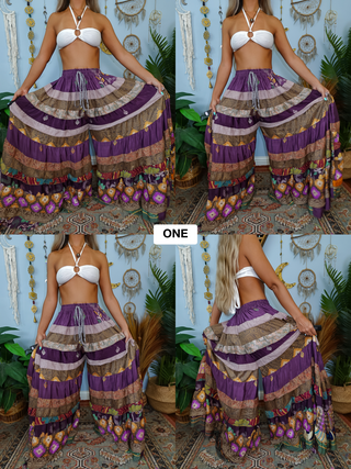 LUNA TIERED PANTS (GODDESS+)